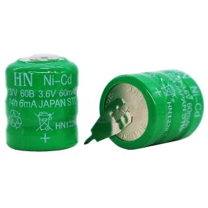 3.6V BATTERY 80MAH B80H NI-MH BUTTON BATTERY