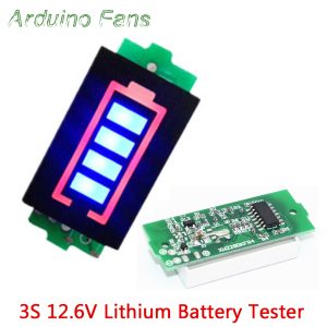 3S 11.1V-12.6DC LITHIUM BATTERY CAPACITY LEVEL INDICATOR MODULE