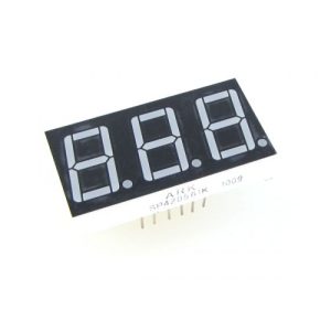 LED 7 SEGMENT DISPLAY 3 DIGIT COMMON ANODE
