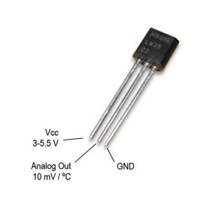 LM35 ORIGNAL TEMPERATURE SENSOR TRANSISTOR