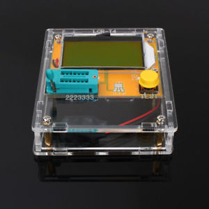 LCR T4 DIOD TRIODE CAPACITANCE ESR METER TRANSISTOR TESTER WITH CASE
