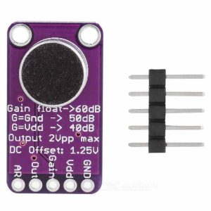 MAX9814 AUTO GAIN CONTROL STABLE MICROPHONE AMPLIFIER MODULE
