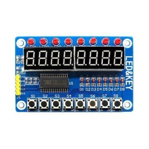TM1638 BUTTON DIGITAL LED DISPLAY MODULE