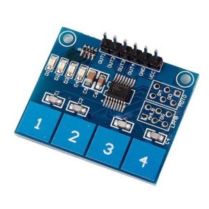 TTP224 4 WAY CAPACITIVE TOUCH SWITCH MODULE