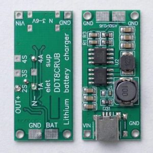 2S-4A 18650 Lithium Lon Charger Type C To 2S 8.4V 4A Booster Module